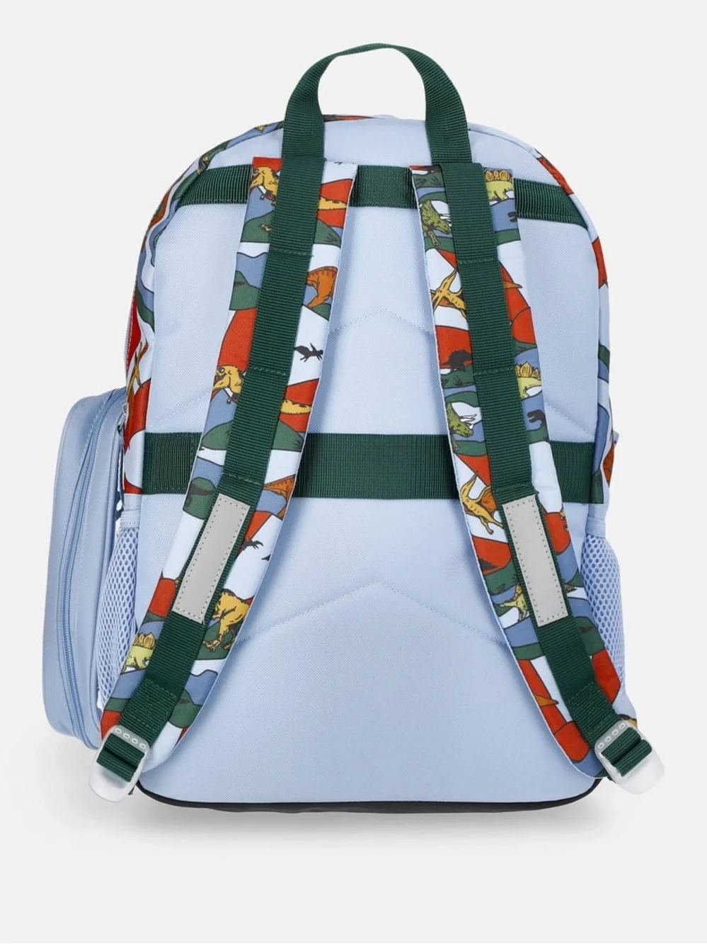 Kids Dinosaur Print Backpack - Light Blue W